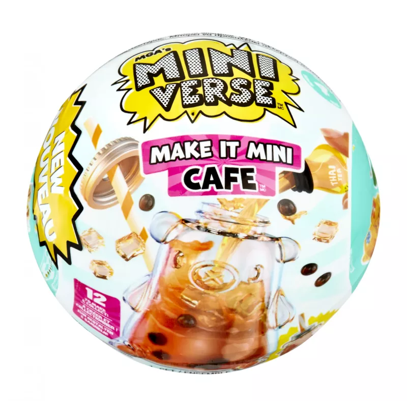 Miniverse Make It Mini Foods: Cafe in PDQ Series 4, 8 yr(s), Multicolour, Plastic