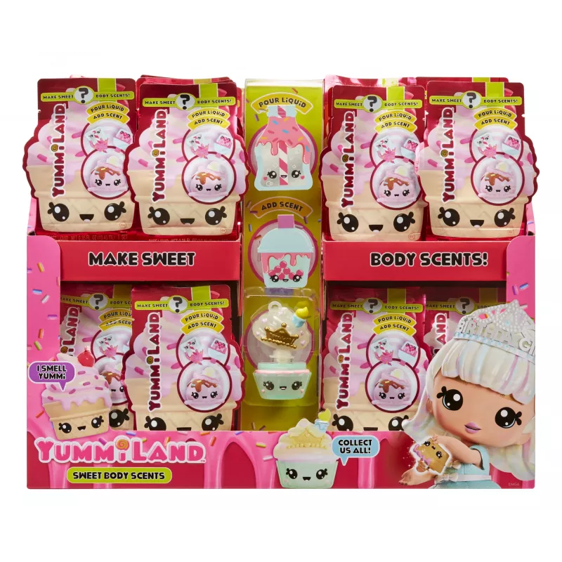 MGA Entertainment Yummiland Num Nom Body Scent Asst in PDQ, 4 yr(s), Multicolour, Plastic