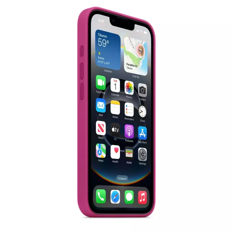 APPLE Apple Silicone Case iPhone 16e Fuchsia