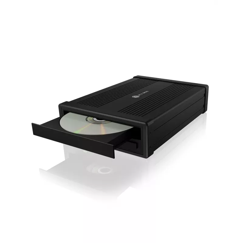 ICY BOX IB-525-U3 ODD enclosure 13.3 cm (5.25 inch) SATA III Black
