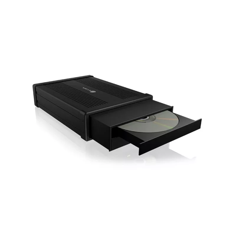 ICY BOX IB-525-U3 ODD enclosure 13.3 cm (5.25 inch) SATA III Black