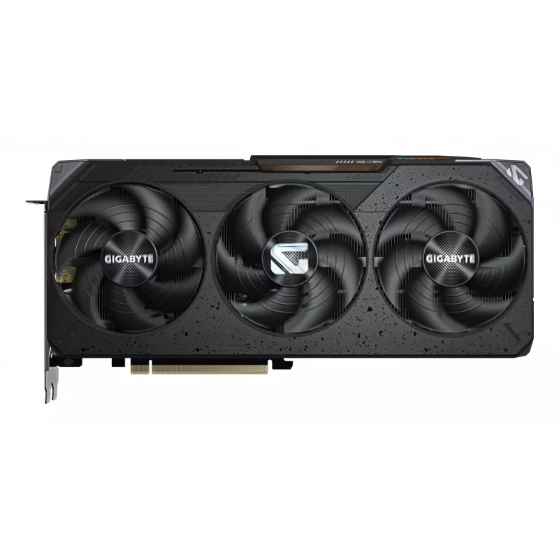 GIGABYTE graphics card Radeon RX 9070 — 16 GB GDDR6, PCIe 5.0, 256-bit, 2700 MHz boost, 2×HDMI 2.1b, 2×DP 2.1a, 3 fans