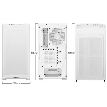 PC Case be quiet! Pure Base 501 LX White Midi Tower