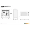 PC Case be quiet! Pure Base 501 LX White Midi Tower
