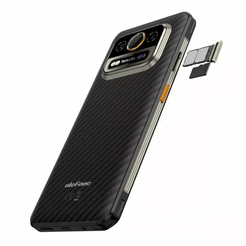 Smartphone UleFone Armor 25T 6.0 inch 6/256GB Frost Black, Energy class B