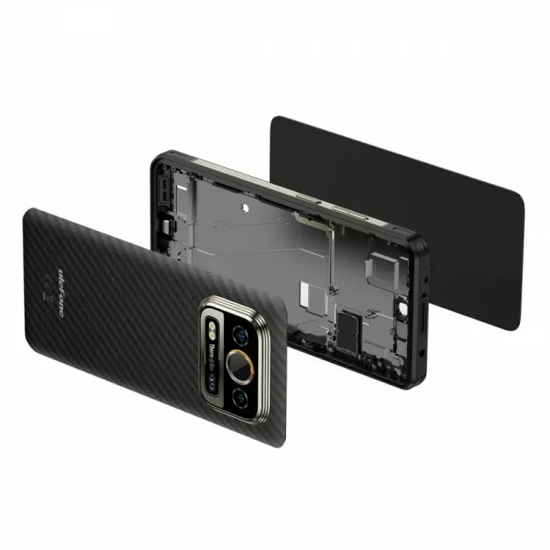 Smartphone UleFone Armor 25T 6.0 inch 6/256GB Frost Black, Energy class B