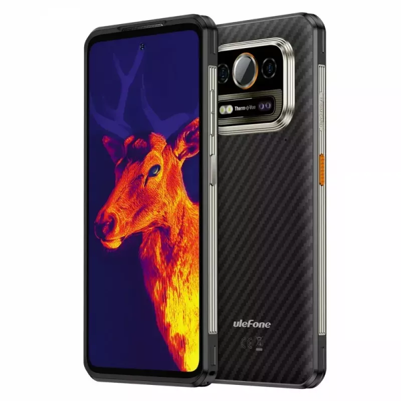 Smartphone UleFone Armor 25T 6.0 inch 6/256GB Frost Black, Energy class B