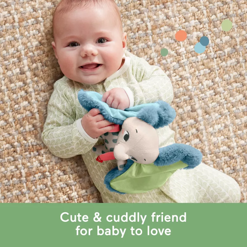 Soft toy MATTEL Fisher-Price Planet Friends Giant Ear Elephant HKD63, plush elephant companion