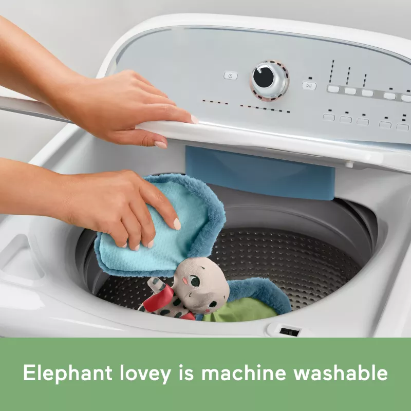 Soft toy MATTEL Fisher-Price Planet Friends Giant Ear Elephant HKD63, plush elephant companion