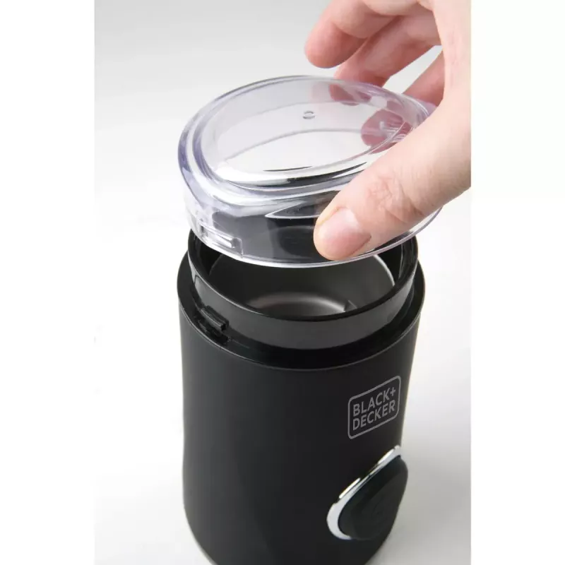 Coffee grinder Black & Decker BXCG150E — 150 W, 50 g capacity, stainless steel blades, button control
