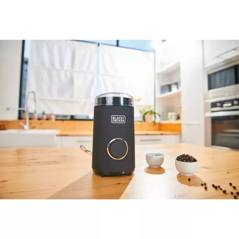 Coffee grinder Black & Decker BXCG150E — 150 W, 50 g capacity, stainless steel blades, button control