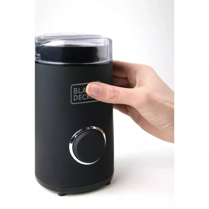 Coffee grinder Black & Decker BXCG150E — 150 W, 50 g capacity, stainless steel blades, button control