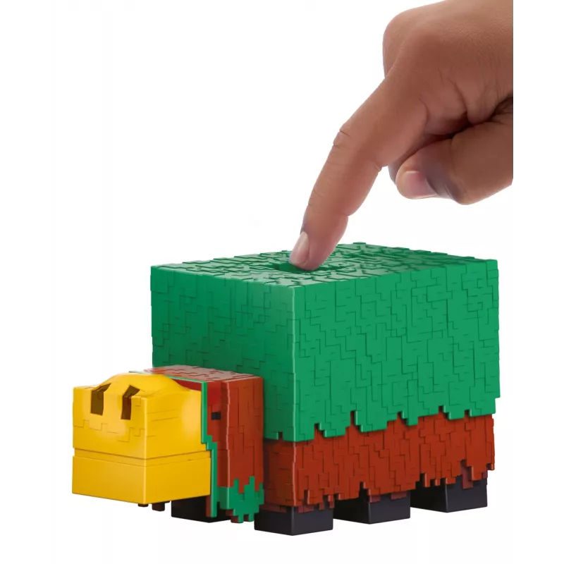 Minecraft Sniffer Action Figure with Game-Accurate Sounds, 3.25-inch Scale Collectible Toy