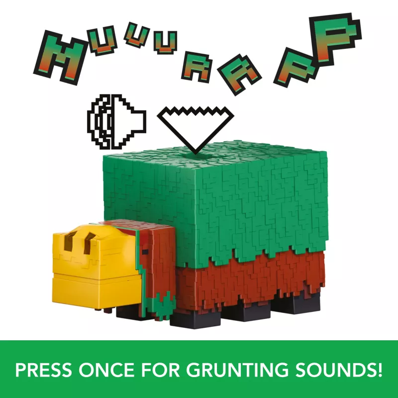 Minecraft Sniffer Action Figure with Game-Accurate Sounds, 3.25-inch Scale Collectible Toy