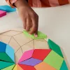 Fisher-Price Wooden Mandala Geometric Puzzle for Toddlers & Kids, 40 Wood Pieces