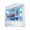 PC case Zalman P40 Prism White Midi Tower