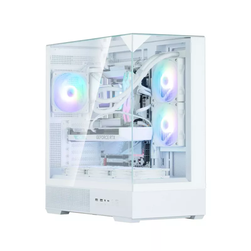 PC case Zalman P40 Prism White Midi Tower