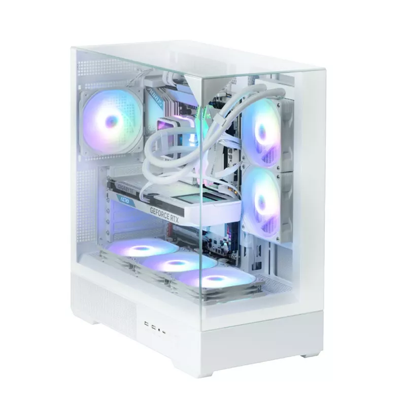 PC case Zalman P40 Prism White Midi Tower