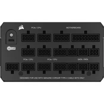 Power supply unit CORSAIR HX1200 1200 W ATX 24-pin fully-modular 80 PLUS Platinum black 14 cm fan