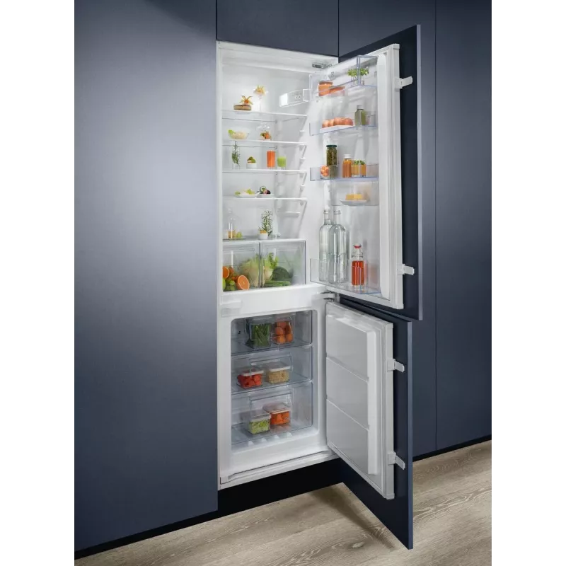 Built-in refrigerator Electrolux LNT6NE18S — 257 L, touch control, bottom freezer, No Frost, white