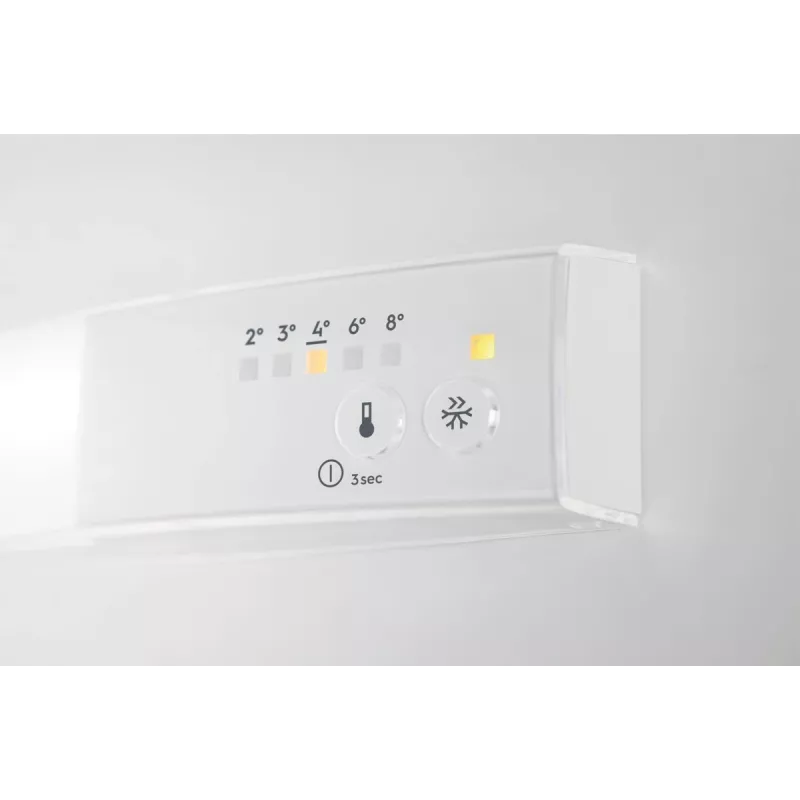 Built-in combi-fridge Electrolux LFB3AE12S, 188 L total (174 L fridge / 14 L freezer), reversible doors, LED, 35 dB