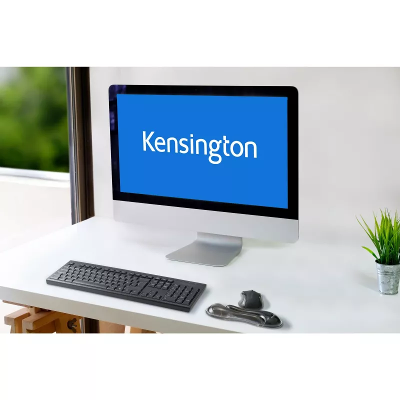 Kensington Slim Duo Gel Mouse/Trackball Wrist Rest - Grey, Grey, Gel, Thermoplastic polyurethane (TPU), China, MIL-STD-810H Method 504.3 Contamination by Fluids, 192 mm, 72 mm