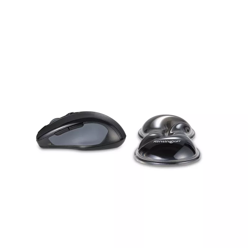 Kensington Slim Duo Gel Mouse/Trackball Wrist Rest - Grey, Grey, Gel, Thermoplastic polyurethane (TPU), China, MIL-STD-810H Method 504.3 Contamination by Fluids, 192 mm, 72 mm