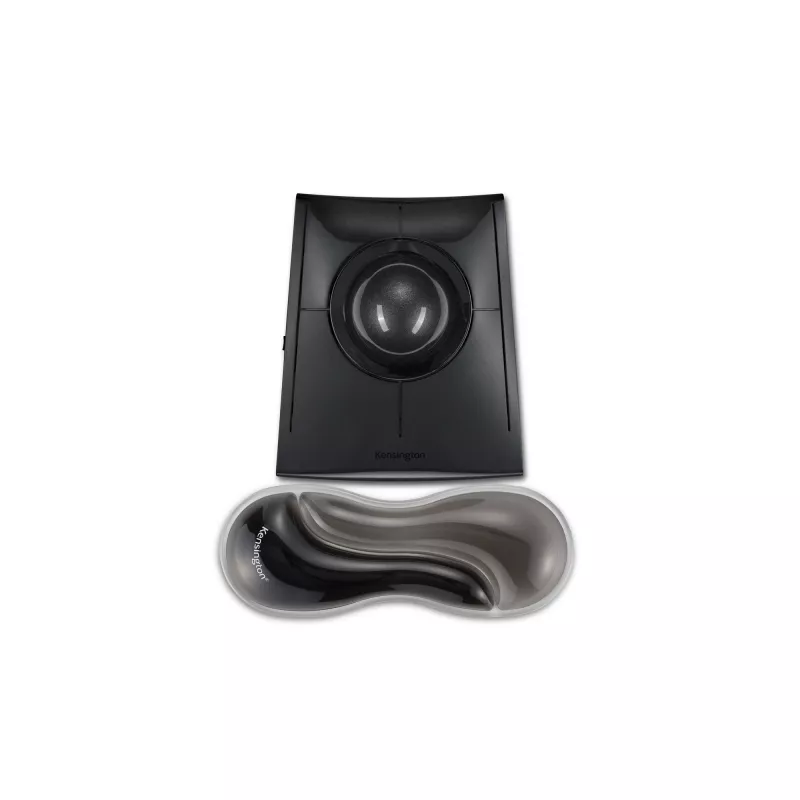 Kensington Slim Duo Gel Mouse/Trackball Wrist Rest - Grey, Grey, Gel, Thermoplastic polyurethane (TPU), China, MIL-STD-810H Method 504.3 Contamination by Fluids, 192 mm, 72 mm