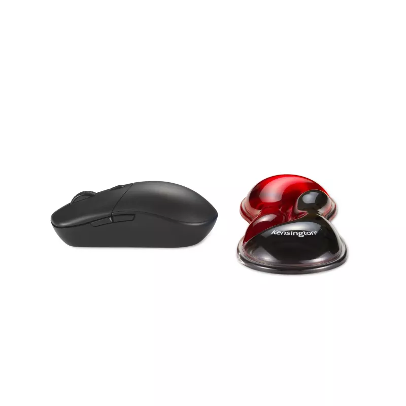 Kensington K62440WW Slim Duo Gel Mouse/Trackball Wrist Rest, 192 x 72 x 22 mm, Red