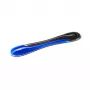 Kensington Slim Duo Gel Keyboard Wrist Rest - Blue, Blue, Gel, Thermoplastic polyurethane (TPU), China, MIL-STD-810H Method 504.3 Contamination by Fluids, 490 mm, 95 mm