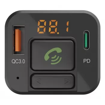 Hama 00014169 FM transmitter 87.6 - 107.9 MHz Black, Silver