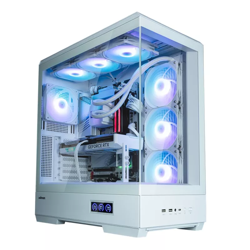PC case Zalman P50 DS White Midi Tower