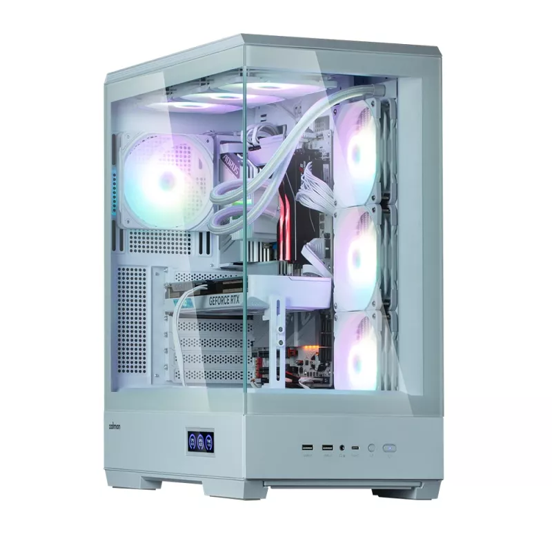 PC case Zalman P50 DS White Midi Tower