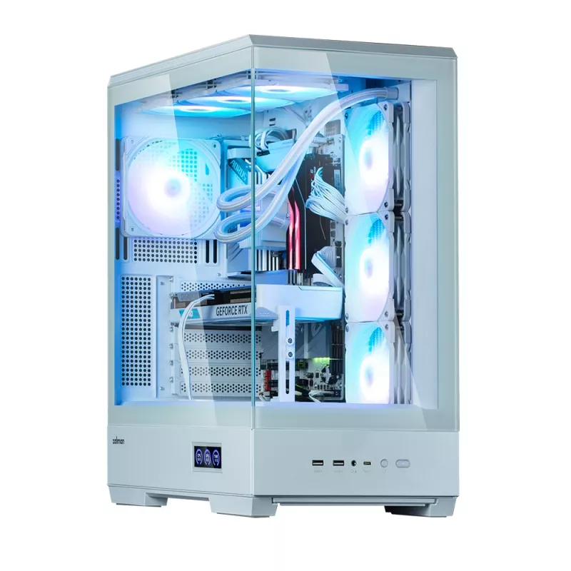 PC case Zalman P50 DS White Midi Tower