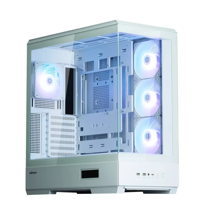 PC case Zalman P50 DS White Midi Tower