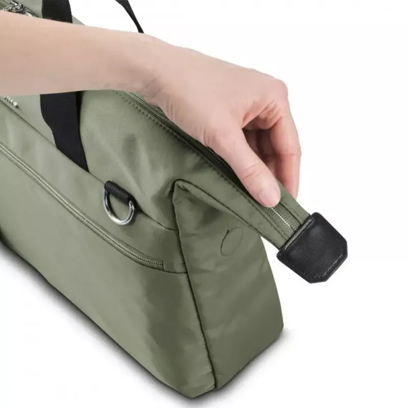 Laptop bag HAMA ultimate 227067 green – compact protective carry bag for laptops and notebooks