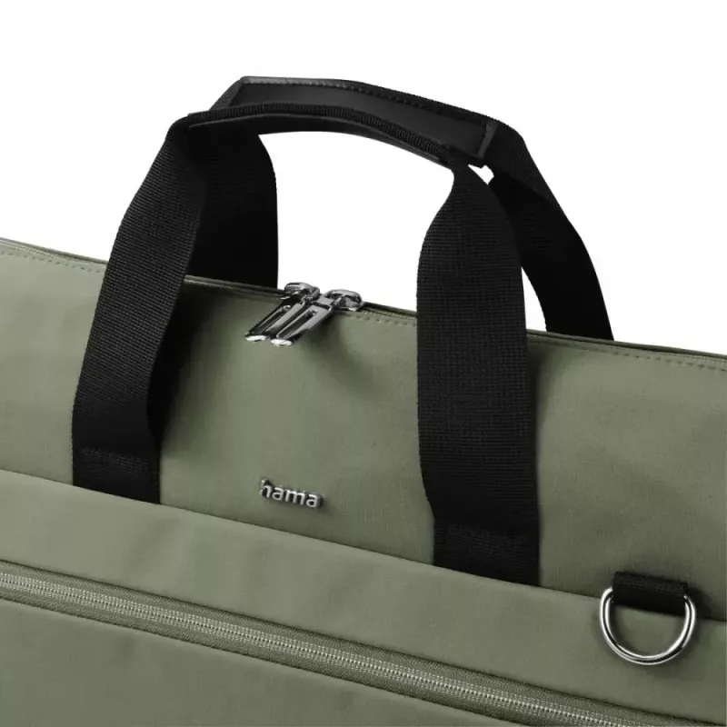 Laptop bag HAMA ultimate 227067 green – compact protective carry bag for laptops and notebooks