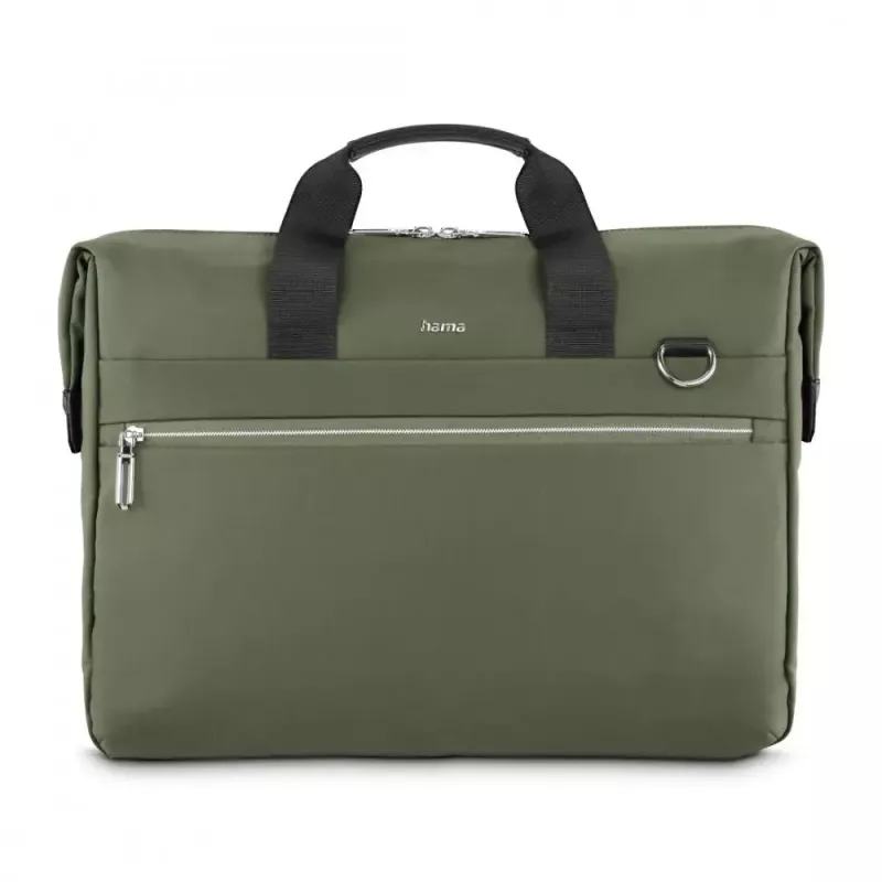 Laptop bag HAMA ultimate 227067 green – compact protective carry bag for laptops and notebooks