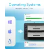 ICY BOX IB-1233CL-CR USB 3.2 Gen 1 (3.1 Gen 1) Type-A Black