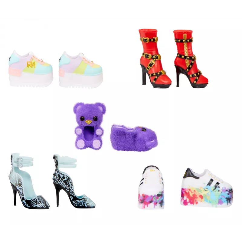 Rainbow High Accessories Studio Series 1, S Assortment in PDQ Doll shoes