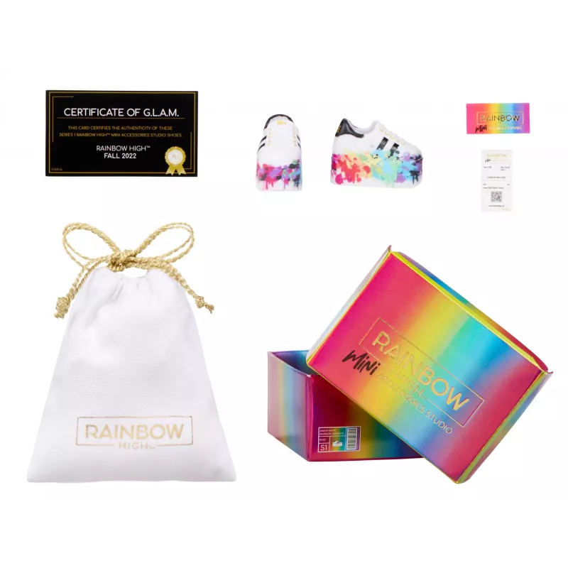 Rainbow High Accessories Studio Series 1, S Assortment in PDQ Doll shoes