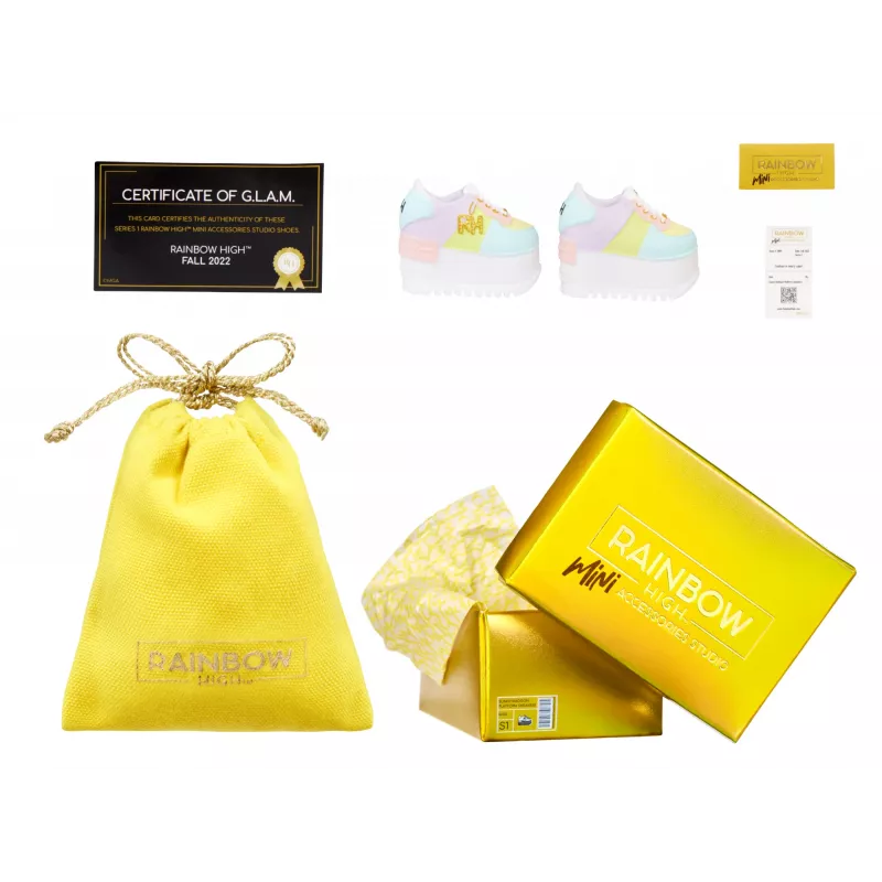 Rainbow High Accessories Studio Series 1, S Assortment in PDQ Doll shoes