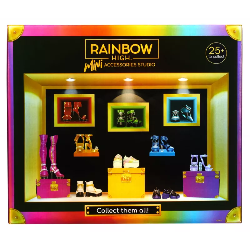Rainbow High Accessories Studio Series 1, S Assortment in PDQ Doll shoes
