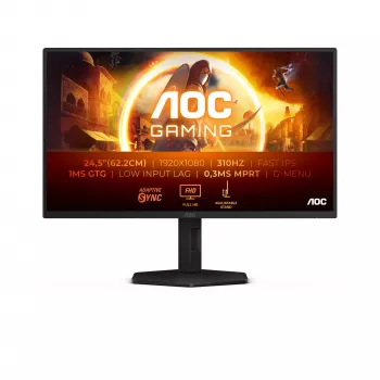 AOC G4 25G4SXU computer monitor 62.2 cm (24.5 inch) 1920 x 1080 pixels Full HD LED Black, Grey