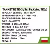 Cobi Blocks Tankette TK-3 construction set — 323 pieces