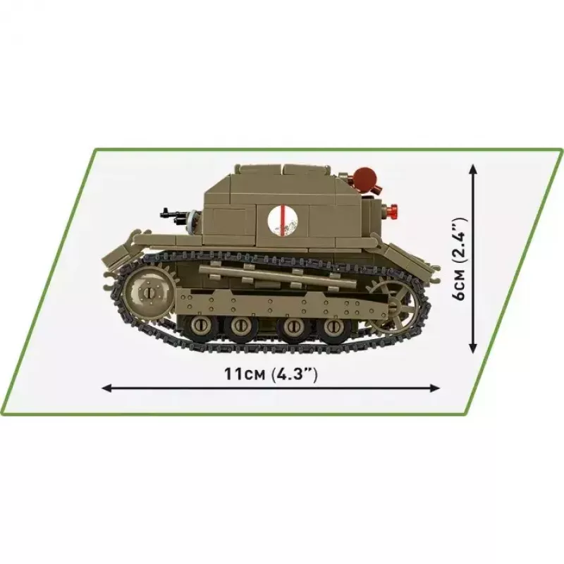 Cobi Blocks Tankette TK-3 construction set — 323 pieces