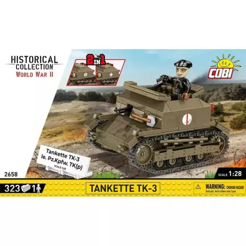 Cobi Blocks Tankette TK-3 construction set — 323 pieces