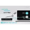 i-tec Universal KVM HUB 2x USB-C 2x USB-A 3.0 5000 Mbit/s Black