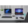 i-tec Universal KVM HUB 2x USB-C 2x USB-A 3.0 5000 Mbit/s Black