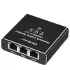 Ethernet splitter QOLTEC 52294 1x3 RJ45 with USB-C power input